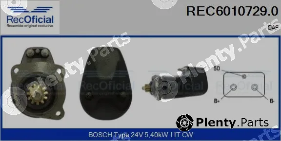 Recoficial REC6010729.0 — Starter