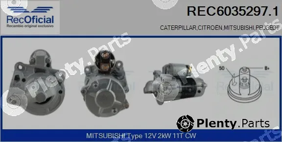Recoficial REC6035297.1 — Starter