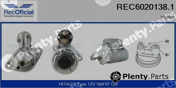 Recoficial REC6020138.1 — Starter