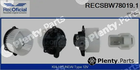 Recoficial RECSBW78019.1 — Interior Blower
