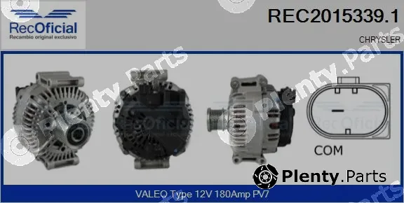 Recoficial REC2015339.1 — Alternator