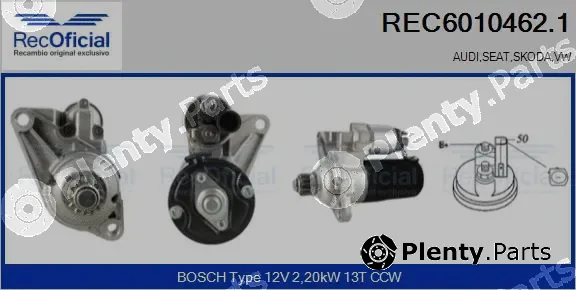 Recoficial REC6010462.1 — Starter