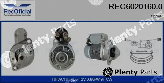 Recoficial REC6020160.0 — Starter