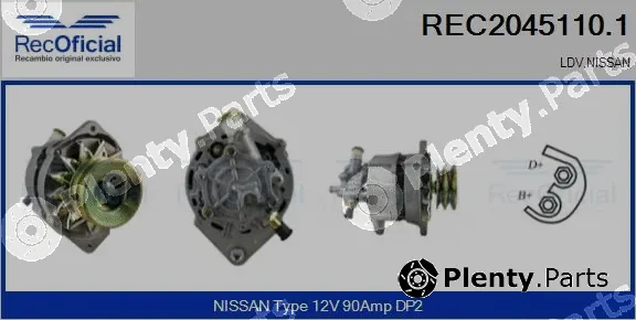 Recoficial REC2045110.1 — Alternator
