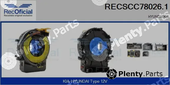 Recoficial RECSCC78026.1 — Clockspring, airbag