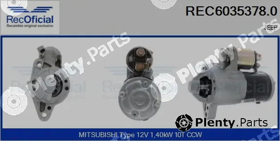 Recoficial REC6035378.0 — Starter