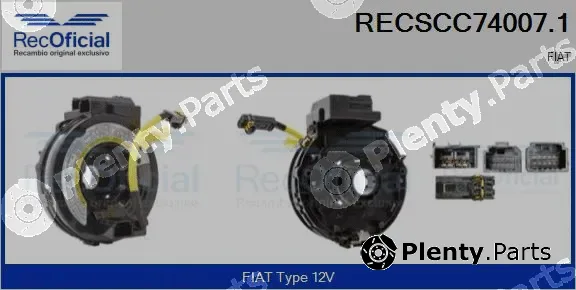 Recoficial RECSCC74007.1 — Clockspring, airbag