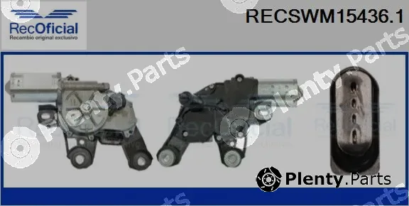 Recoficial RECSWM15436.1 — Wiper Motor
