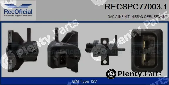 Recoficial RECSPC77003.1 — Pressure Converter, exhaust control
