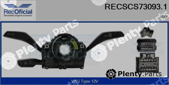 Recoficial RECSCS73093.1 — Steering Column Switch