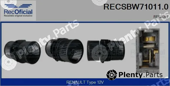 Recoficial RECSBW71011.0 — Interior Blower