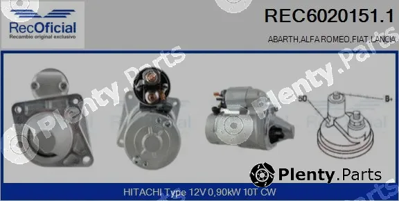Recoficial REC6020151.1 — Starter
