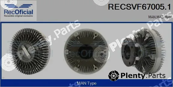 Recoficial RECSVF67005.1 — Clutch, radiator fan