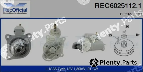 Recoficial REC6025112.1 — Starter