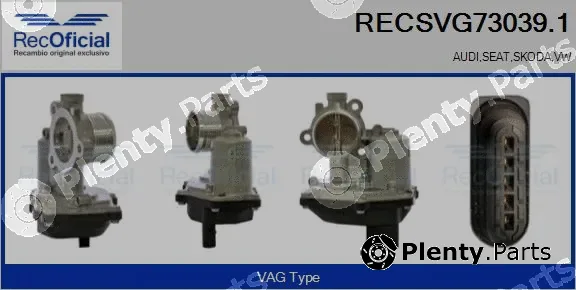 Recoficial RECSVG73039.1 — EGR Valve