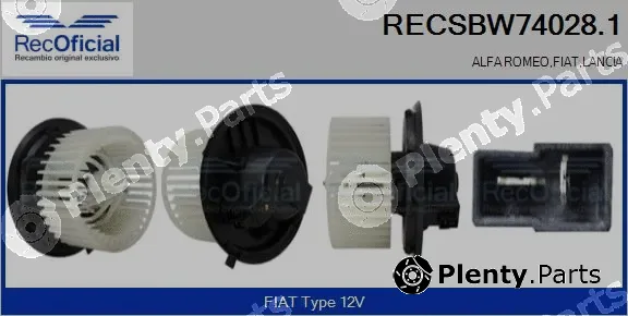 Recoficial RECSBW74028.1 — Interior Blower