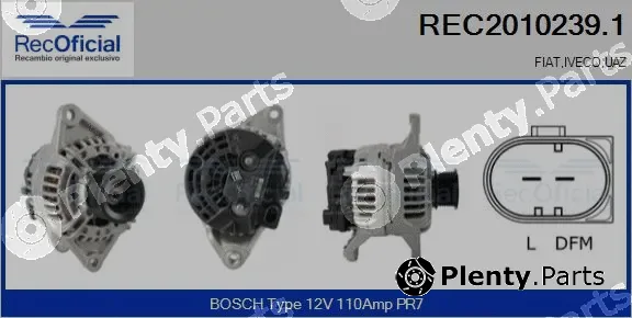 Recoficial REC2010239.1 — Alternator