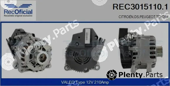 Recoficial REC3015110.1 — Alternator, starter