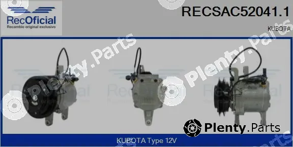 Recoficial RECSAC52041.1 — Compressor, air conditioning