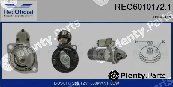 Recoficial REC6010172.1 — Starter
