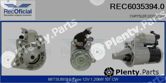 Recoficial REC6035394.0 — Starter