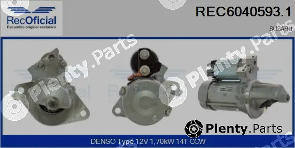Recoficial REC6040593.1 — Starter