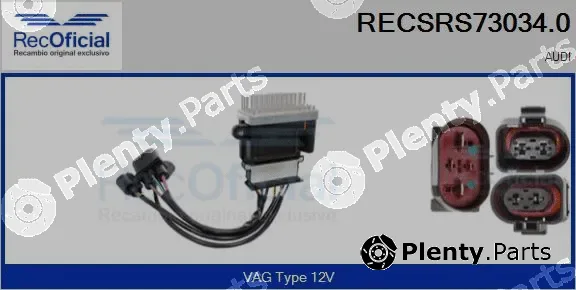 Recoficial RECSRS73034.0 — Control Unit, air conditioning