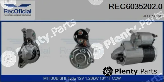 Recoficial REC6035202.0 — Starter