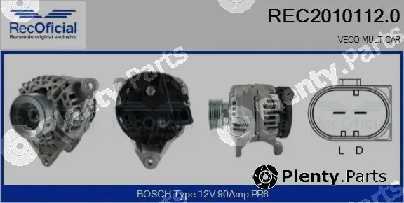 Recoficial REC2010112.0 — Alternator