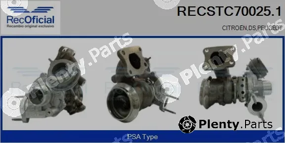 Recoficial RECSTC70025.1 — Charger, charging (supercharged/turbocharged)