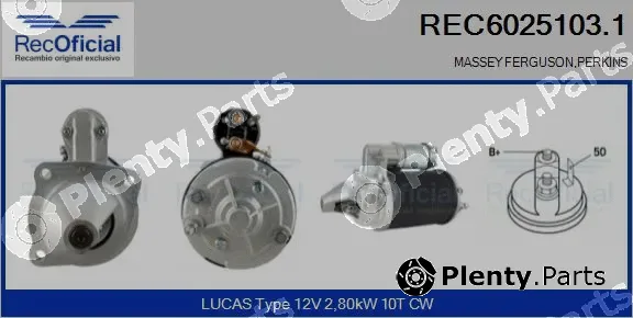 Recoficial REC6025103.1 — Starter