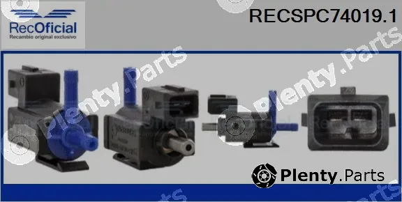 Recoficial RECSPC74019.1 — Pressure Converter, exhaust control