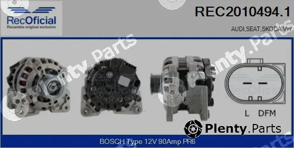 Recoficial REC2010494.1 — Alternator