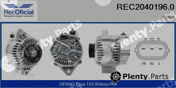 Recoficial REC2040196.0 — Alternator