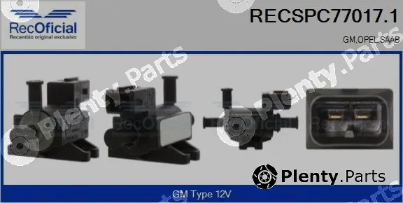 Recoficial RECSPC77017.1 — Pressure Converter, exhaust control