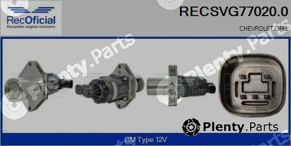 Recoficial RECSVG77020.0 — EGR Valve