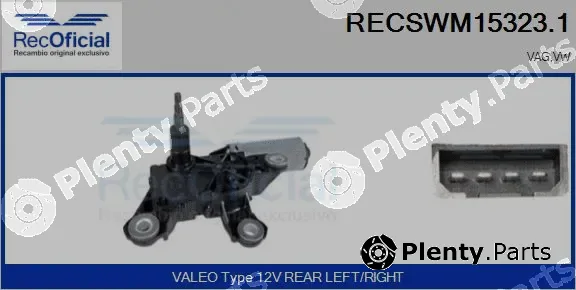 Recoficial RECSWM15323.1 — Wiper Motor