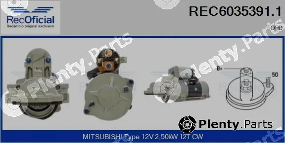 Recoficial REC6035391.1 — Starter