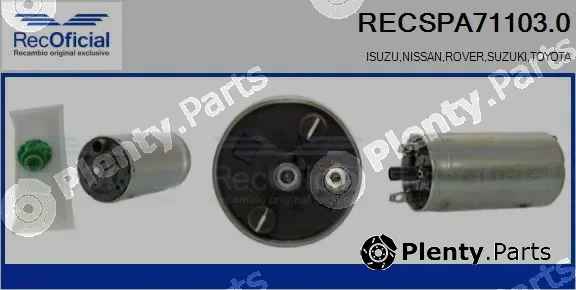 Recoficial RECSPA71103.0 — Fuel Pump
