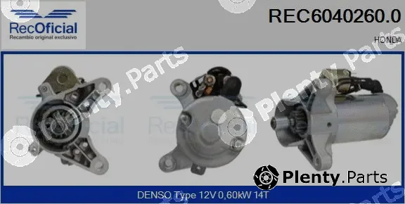 Recoficial REC6040260.0 — Starter