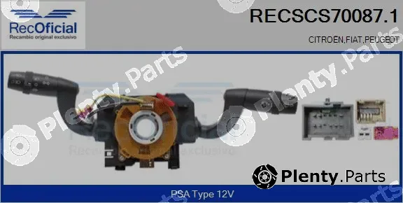 Recoficial RECSCS70087.1 — Steering Column Switch