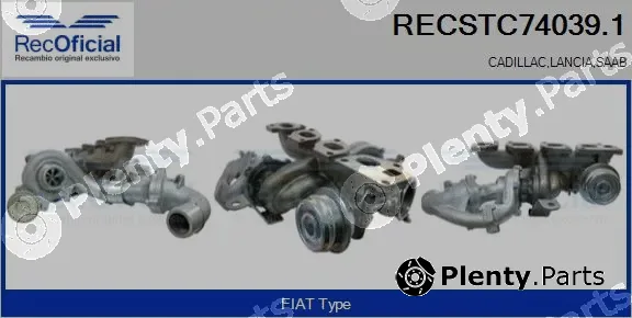 Recoficial RECSTC74039.1 — Charger, charging (supercharged/turbocharged)
