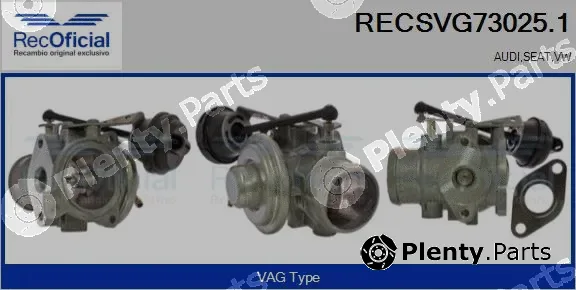 Recoficial RECSVG73025.1 — EGR Valve