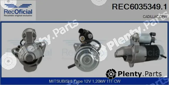 Recoficial REC6035349.1 — Starter