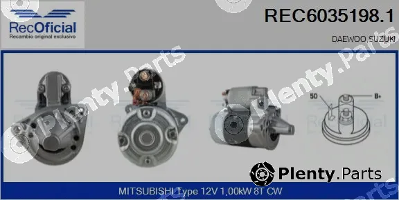 Recoficial REC6035198.1 — Starter
