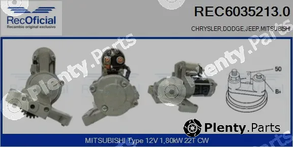 Recoficial REC6035213.0 — Starter
