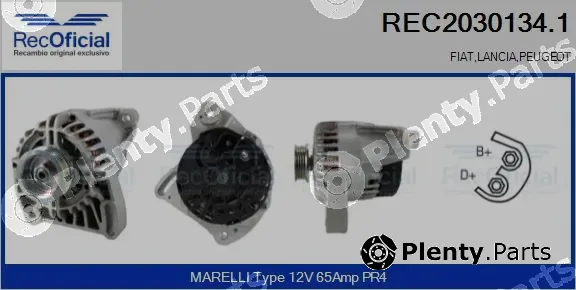 Recoficial REC2030134.1 — Alternator