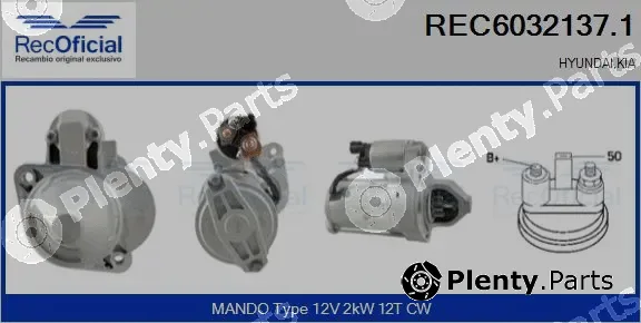 Recoficial REC6032137.1 — Starter