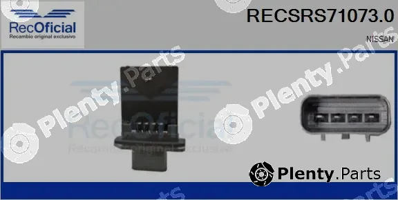 Recoficial RECSRS71073.0 — Resistor, interior blower