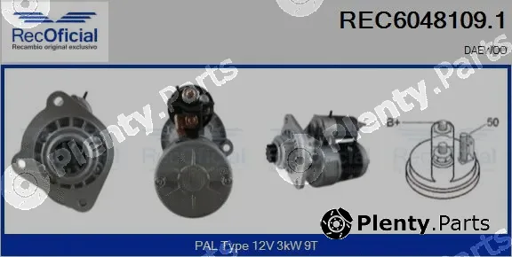 Recoficial REC6048109.1 — Starter